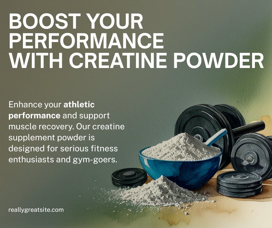 Suplemento de creatina para treino e performance